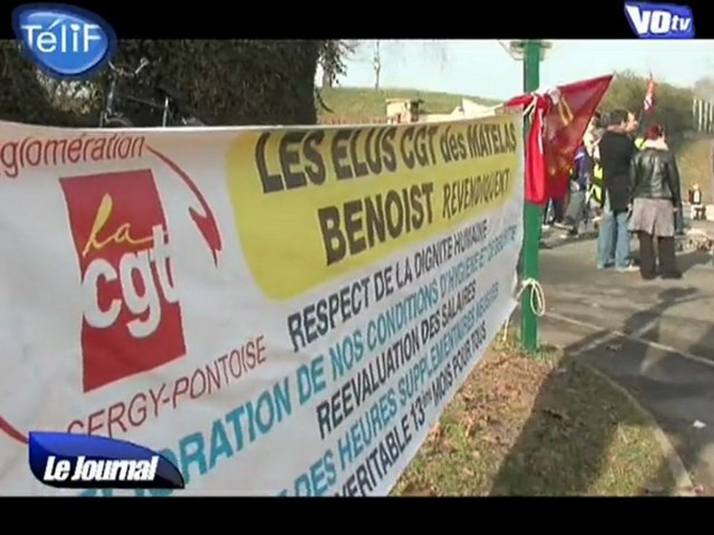 Les salariés de Benoist Matelas en grève (Auvers-sur-Oise) - Vidéo  Dailymotion