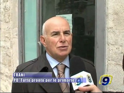 TRANI. PD, tutto pronto per le primarie
