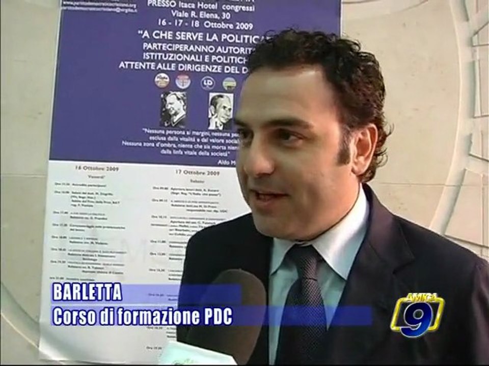 BARLETTA. Corso di formazione "a che serve la p...