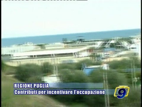 REGIONE PUGLIA. Contributi per incentivare l'occupazione