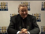 Entretien du Cardinal - Radio Notre Dame - 19/02/2011