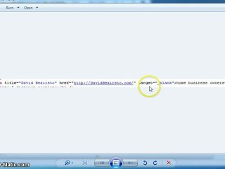 Blog Link html by David Beairsto