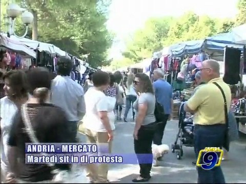 ANDRIA. Spostamento mercato, sit in di protesta