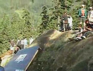 Crankworx slopestyle practice