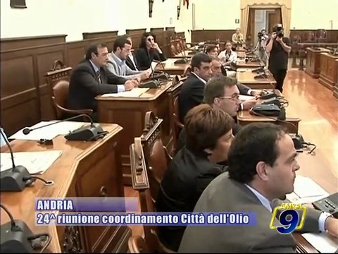 ANDRIA. 24^ riunione di coordinamento Citta' dell'Olio