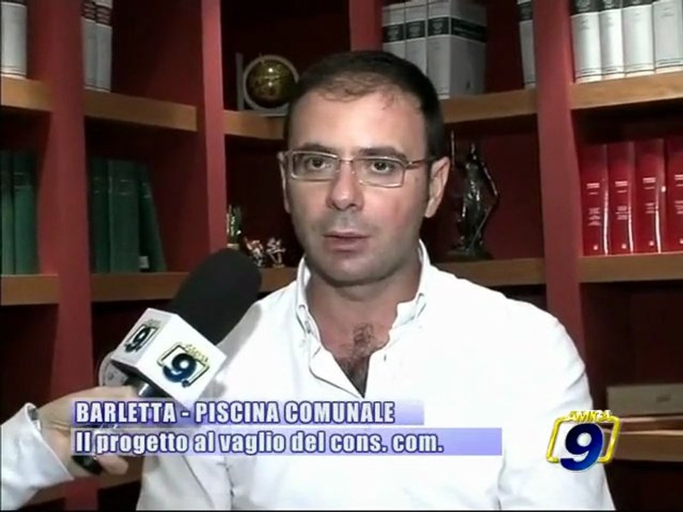 BARLETTA. Piscina Comunale, il progetto al vaglio del consiglio comunale