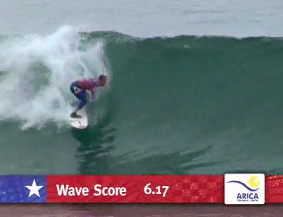 Rip Curl Pro Search Chile: Semi-Final 2 - Damien Hobgood def. CJ Hobgood