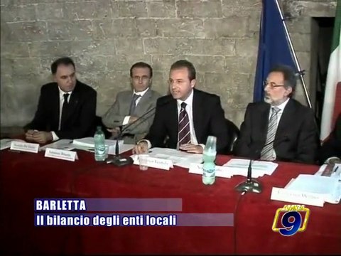 BARLETTA. Il bilancio degli enti locali
