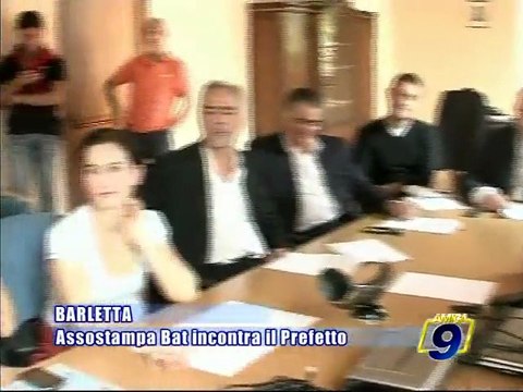 BARLETTA. ASSOSTAMPA BAT incontra il Prefetto Sessa