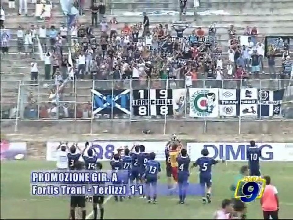 FORTIS TRANI - TERLIZZI 1-1  [2^ Giornata Eccellenza Pugliese 2009/2010]