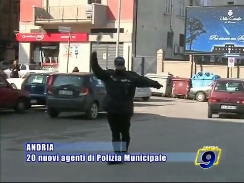 ANDRIA. 20 nuovi agenti di Polizia Municipale