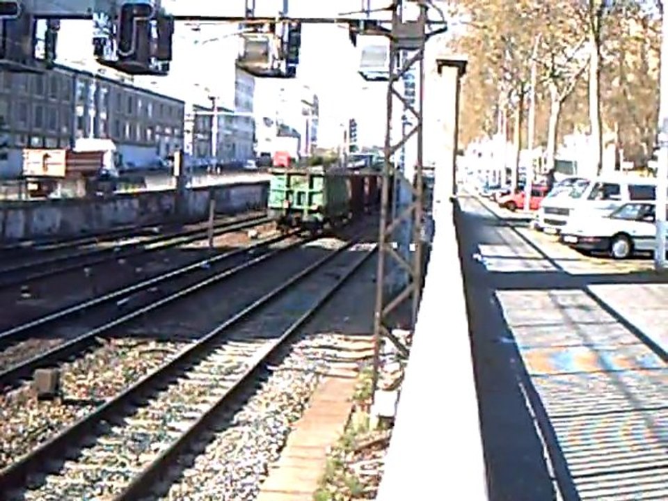 BB 7400 nez cassé  à lyon le  07/04/08