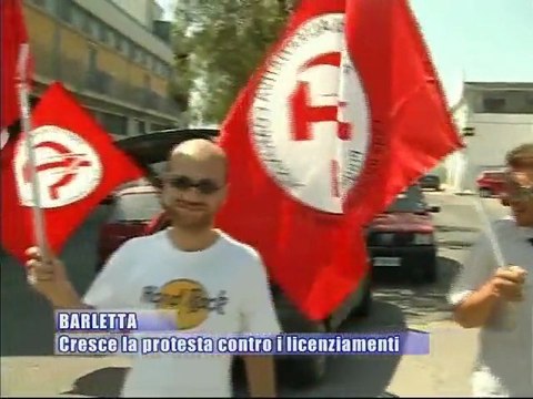 BARLETTA. Cresce la protesta contro i licenziamenti BARSA