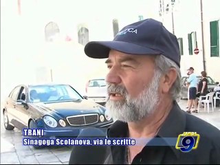 TRANI. ripulita la sinagoga Scolanova