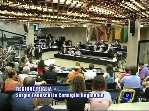 REGIONE PUGLIA. Sergio Tedeschi nominato Consigliere Regionale