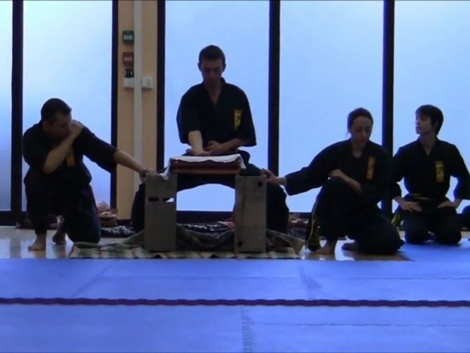 [Nam-Ho-Quyen] Casse de 3 tuiles en revers de main