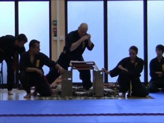 [Nam-Ho-Quyen] Casse de 4 tuiles au coude par Romain