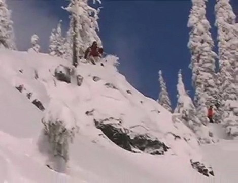 Tree Skiing Red Resort, BC