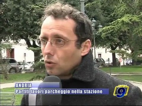 ANDRIA. Partiti i lavori del parcheggio in stazione