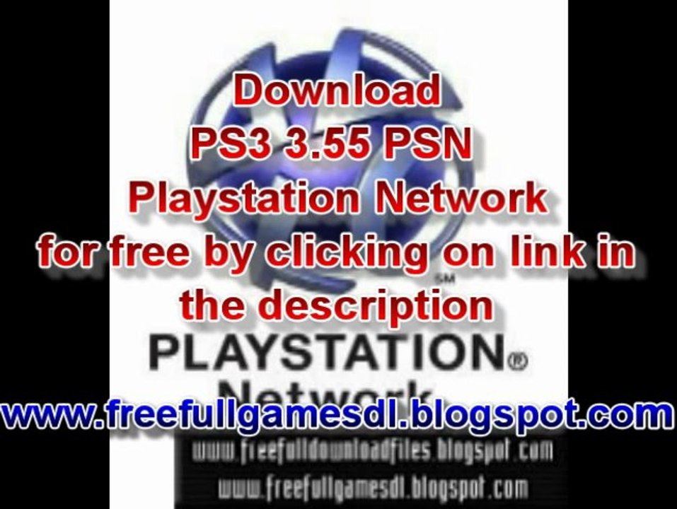 PS3 3.55 PSN Playstation Network Playstation 3 Hack free