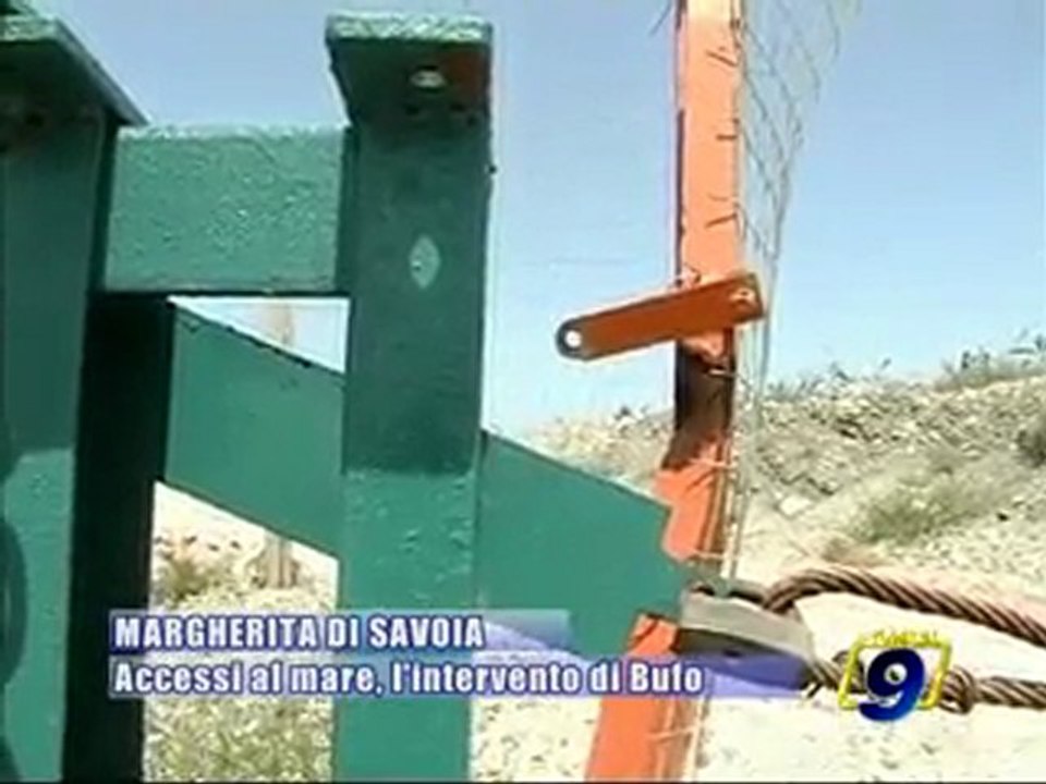 MARGHERITA DI S. Accessi al mare, l'intervento di Bufo