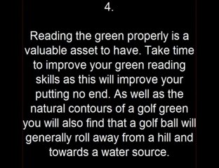 7 Tips To Better Golf