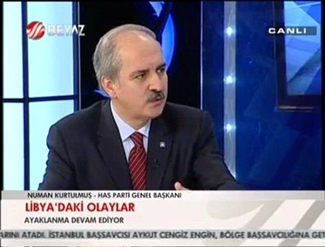 Has Parti Lideri Numan Kurtulmuş | Beyaz Tv | 22 Şubat 2011