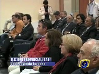 PROVINCIALI BAT. Il PD per ..una Provincia Europea