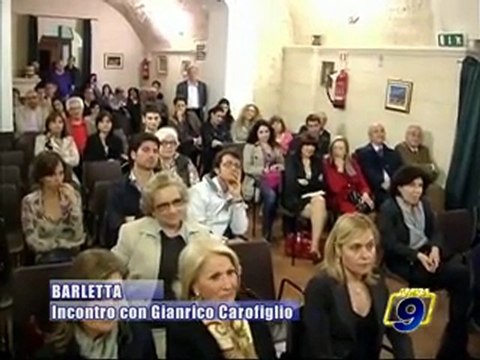 BARLETTA. Incontro con Gianrico Carofiglio