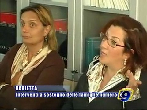 BARLETTA. Interventi a sostegno delle famiglie numerose