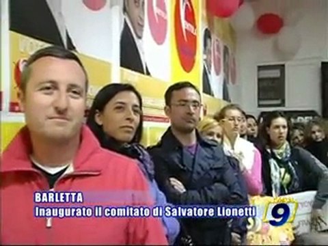 PROVINCIALI BAT. Inaugurato il comitato elettorale di Salvatore Lionetti