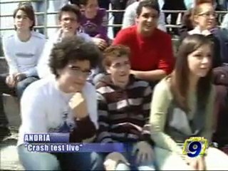 ANDRIA. "Crash test live", a scuola di prevenzione stradale