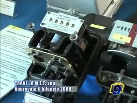 TRANI. AMET, approvato il bilancio di esercizio 2008