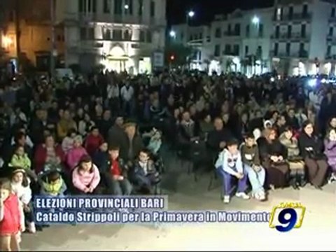 PROVINCIALI BARI. Cataldo Strippoli per La Primavera in Movimento