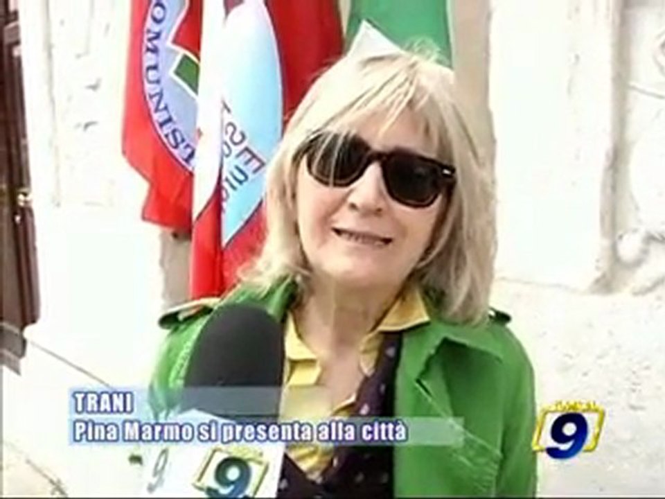 PROVINCIALI BAT. Pina Marmo si presenta alla citta' di Trani