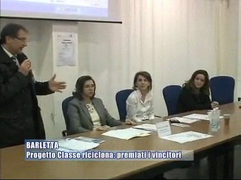 BARLETTA. premiazione vincitori progetto Classe Riciclona