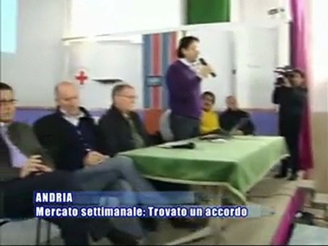 ANDRIA. Mercato settimanale: trovato un accordo