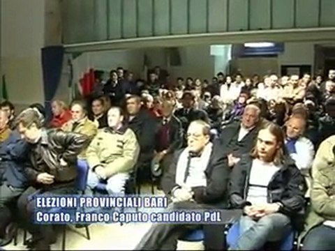 PROVINCIALI BARI. Corato, Francesco Caputo candidato PDL