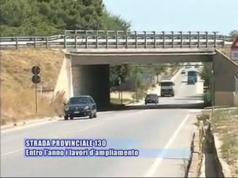 STRADA PROVINCIALE 130. Entro l'anno i lavori d'ampliamento