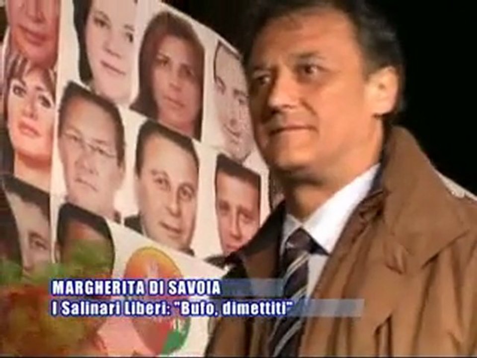 MARGHERITA DI SAVOIA.  I Salinari Liberi: Bufo, Dimettiti!