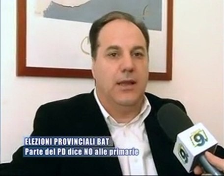 PROVINCIALI BAT. Parte del PD dice NO alle primarie. Le parole di Cicciarelli (PD ANDRIA)