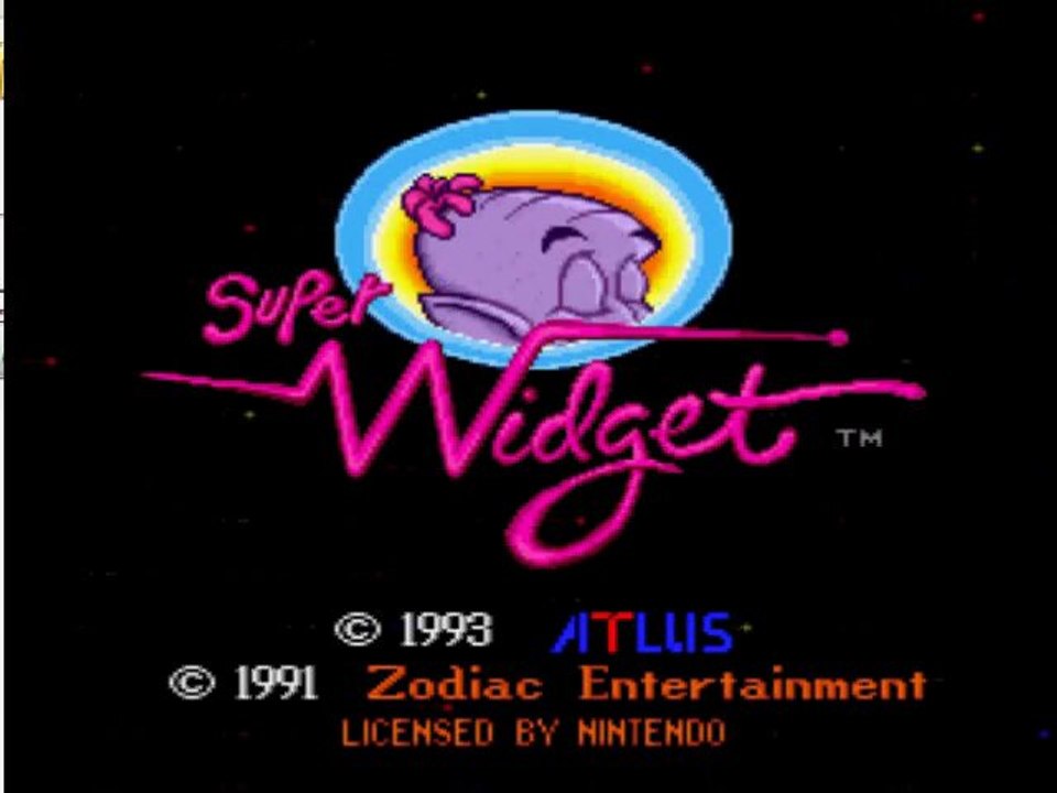 Super Widget [SNES] videotest