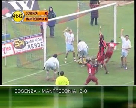 COSENZA - MANFREDONIA 2-0 [21^ Giornata Seconda Divisione Gir/C 2008/09]