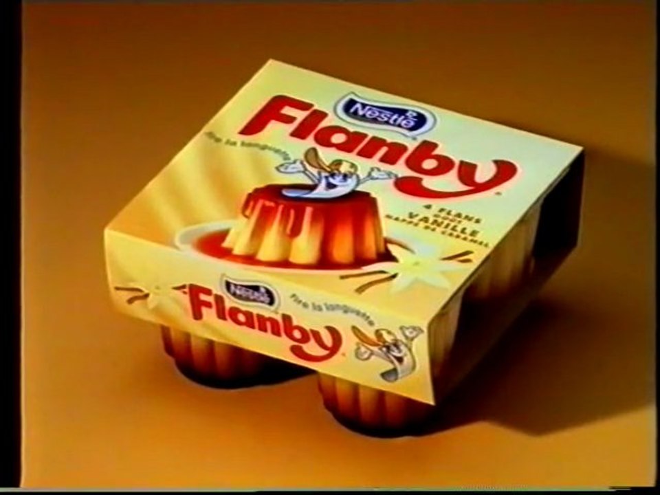 Publicité Flanby Néstlé 1998