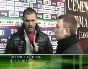 BARLETTA - COSENZA  1-2  +  INTERVISTE  [18^ Giornata II Div. gir/C 2008/09]