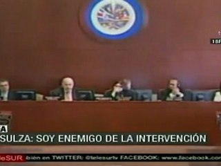 José Miguel Insulza: "yo lo único que pido es dialógo"
