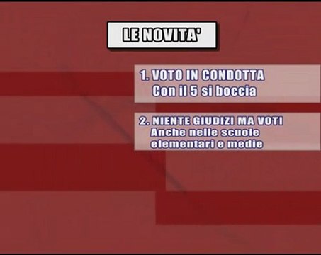 Scuola 2008/09, varato il nuovo decreto legge