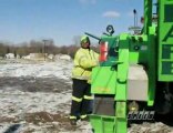 Wrecked Crane in Sinkhole