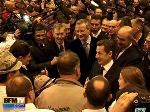 Sarkozy inaugure le salon de l'Agriculture