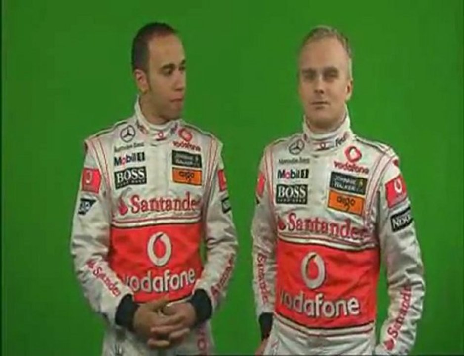 Outtakes of Lewis Hamilton and Heikki Kovalainen